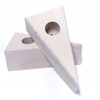 Kuchenstück Kerzenhalter Holz 1 Stück
