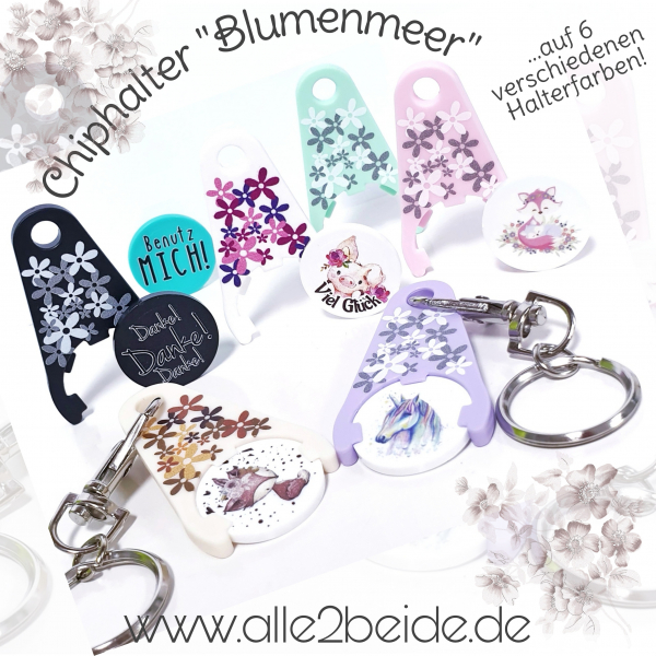 Blumen - Blumenmeer Chiphalter