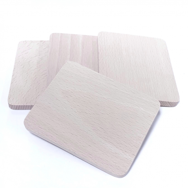 Raclette-Untersetzer Holz 1x4 Stück